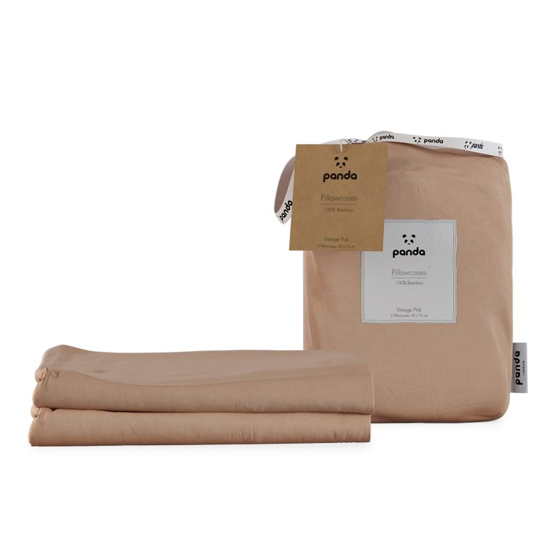 Bamboo Pillowcases - Pink | Panda London | Life Before Plastic